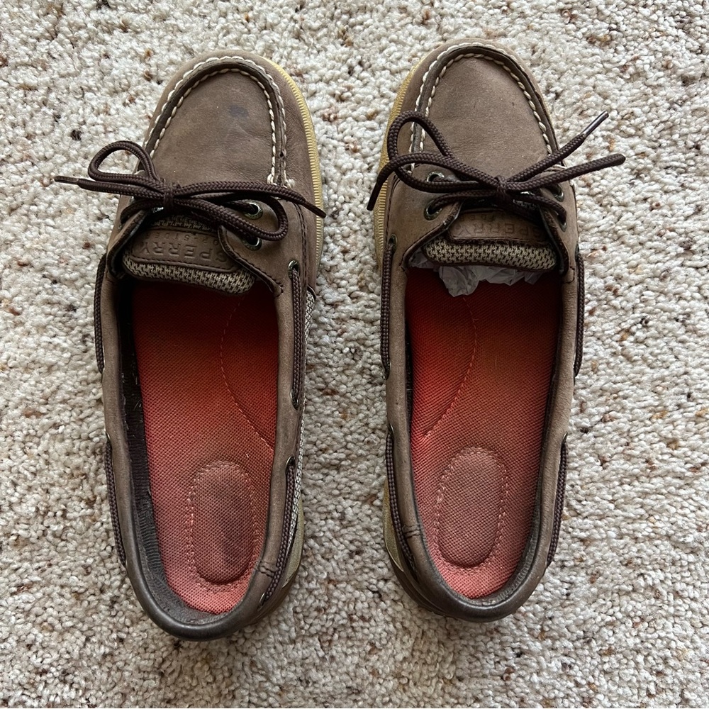 Brown Sperry Boat Shoes